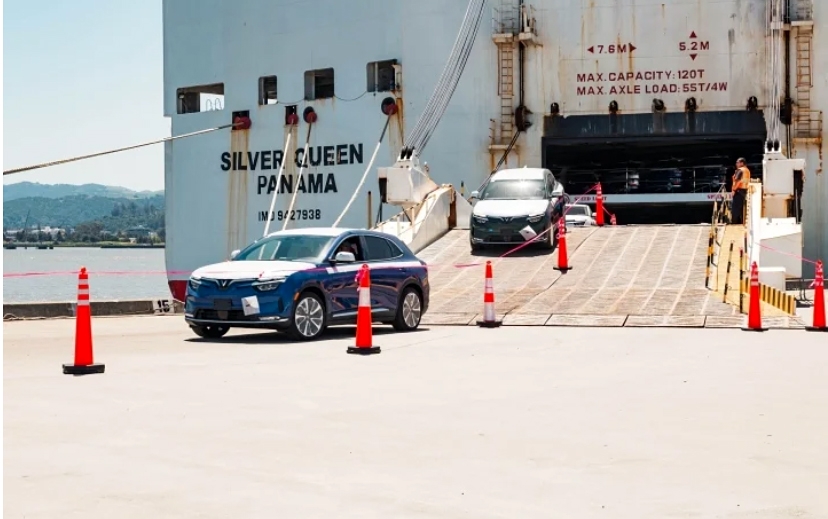 Second shipment of VinFast VF8 vehicles reaches US port